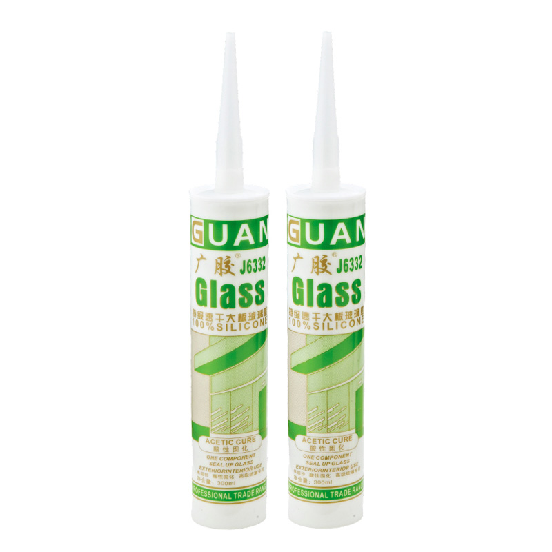 Chất bịt kín silicone thủy tinh nhanh cao cấp Guanjiao J6332 cho tấm lớn